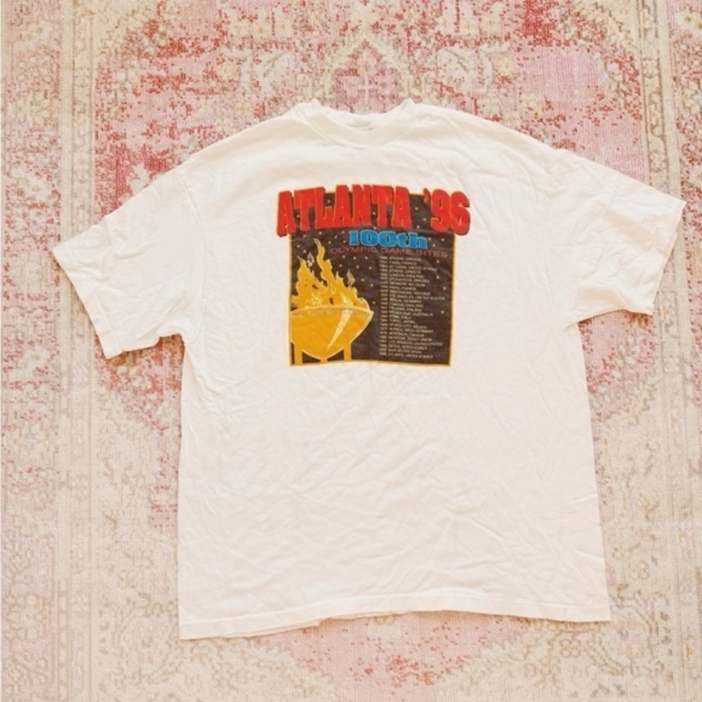 Hanes Beefy, Men’s Atlanta '96 Olympic Graphic T-Shirt - Picture 1 of 4